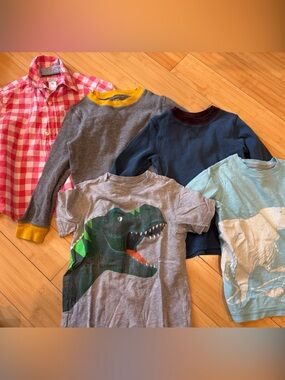 LIKE NEW! BUNDLE! 5! Carter’s Kids Toddler Assorted Cotton Shirts Sz 5T